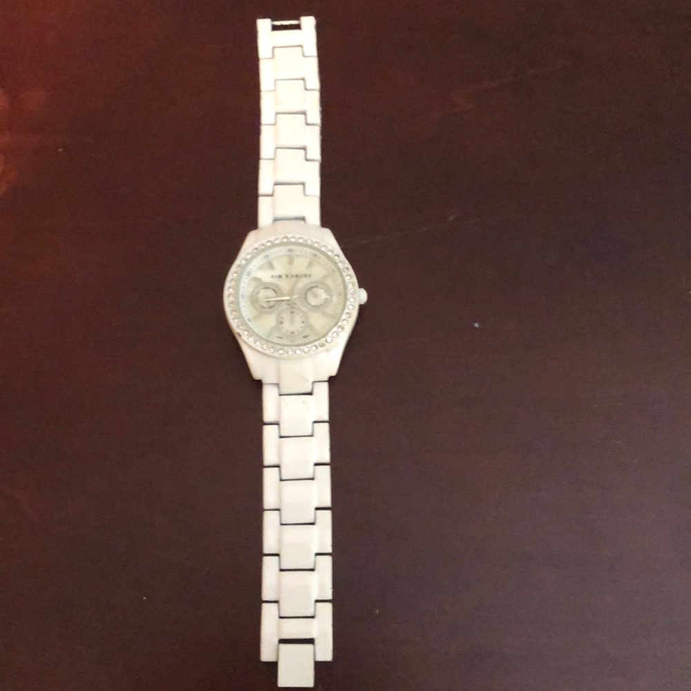 Women’s white Kim Rogers watch